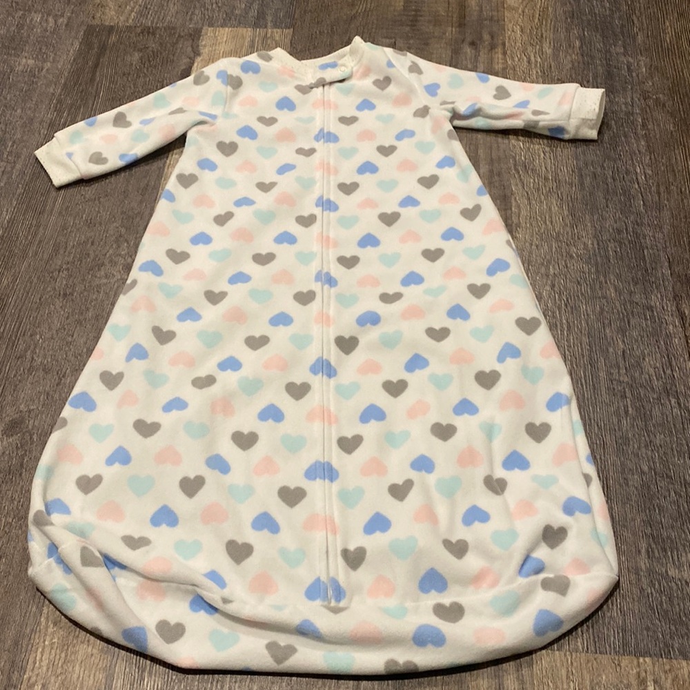 Carters Fleece Heart Sleep Sack - M